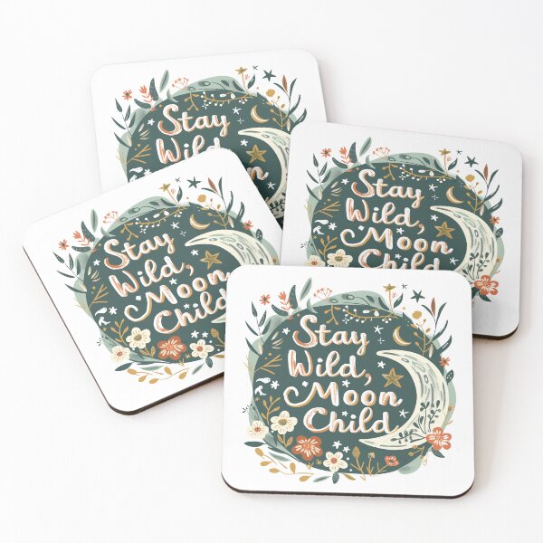 Item preview, Stay Wild, Moon Child  in a whimsical font designed and sold by Samonshop.