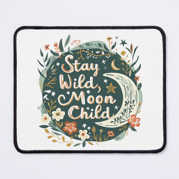 Item preview, Stay Wild, Moon Child  in a whimsical font designed and sold by Samonshop.