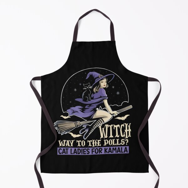 Item preview, Witch Way To The Polls Cat Ladies For Kamala Funny Halloween designed and sold by Colorfulman.