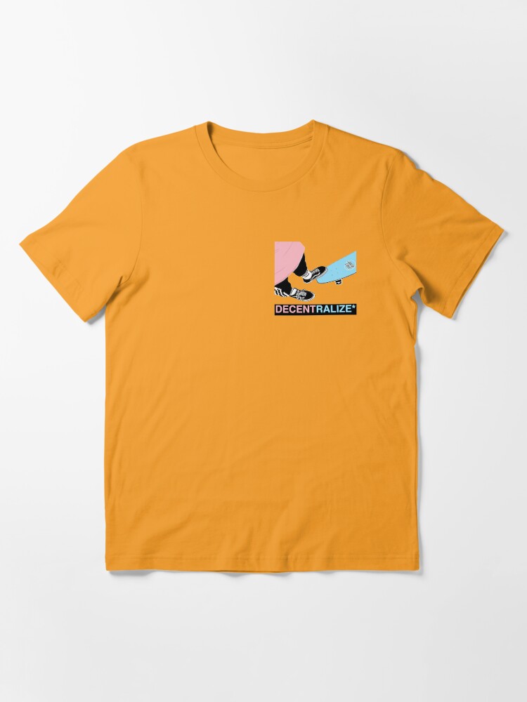Alternate view of SkatE Label , decentralize * Essential T-Shirt
