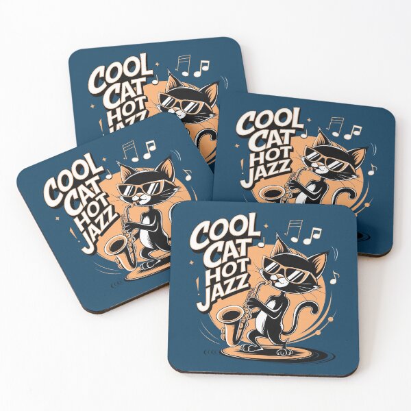 Item preview, Cool Cat Hot Jazz  designed and sold by Situstshirts.
