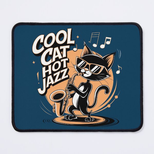 Item preview, Cool Cat Hot Jazz designed and sold by Situstshirts.