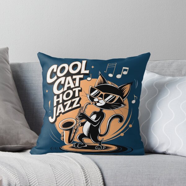 Item preview, Cool Cat Hot Jazz  designed and sold by Situstshirts.
