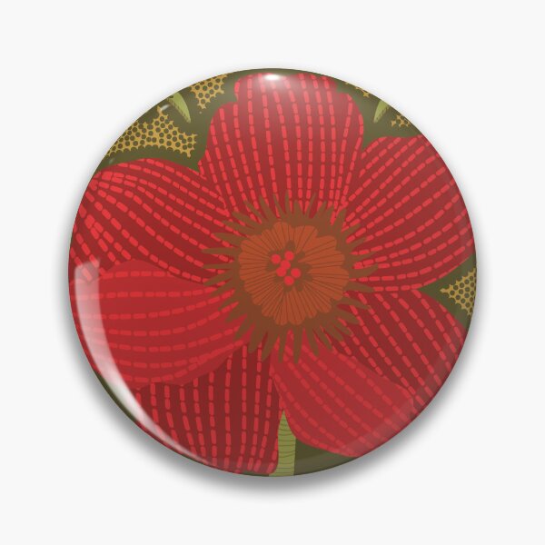 Artikelvorschau, Poppy-Pesto Rosso Red- Woodland Palette entworfen und verkauft von Annette Chabidon Studio.