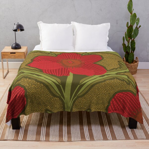 Item preview, Poppy-Pesto Rosso Red- Woodland Palette designed and sold by Annette Chabidon Studio.