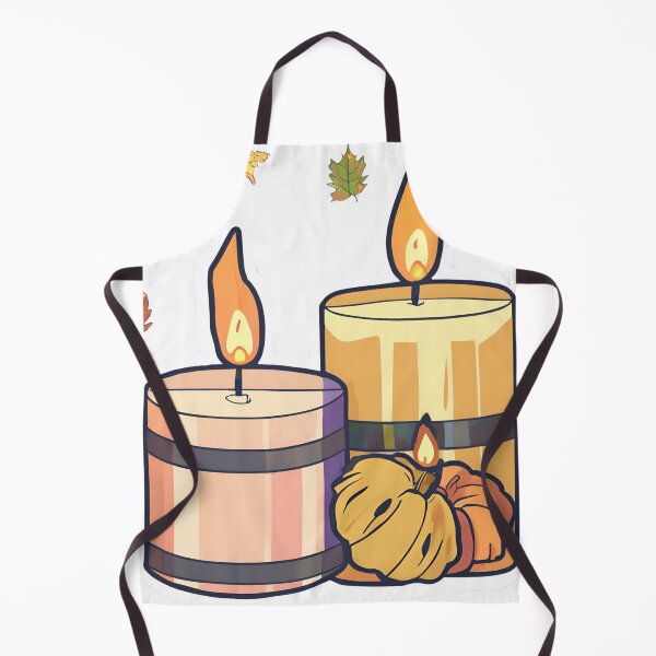 Item preview, fall candle stickers designed and sold by PixelMuse2024.