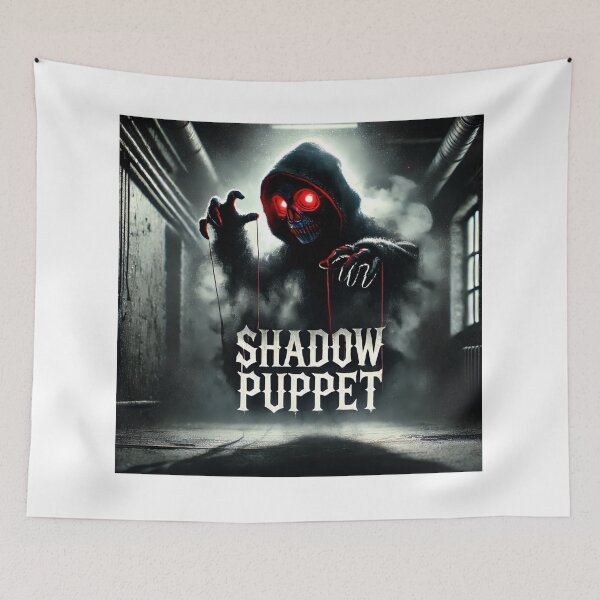 Item preview, Haunting Shadow Puppet with Dark Hooded Figure designed and sold by Pattamo1.