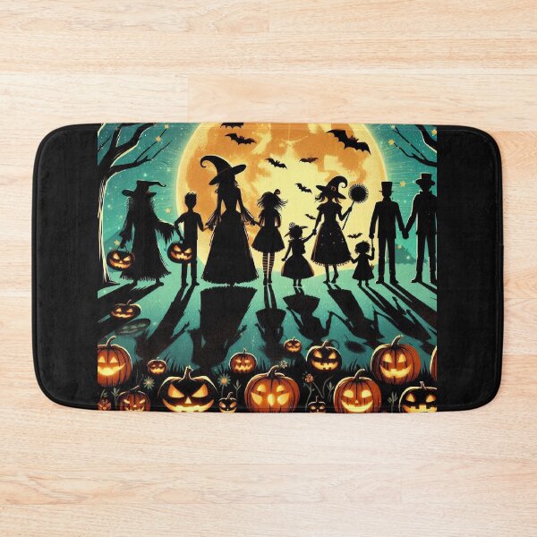 Item preview, Gathered Shadows Celebrate Halloween Beneath the Glowing Moon designed and sold by freackly.