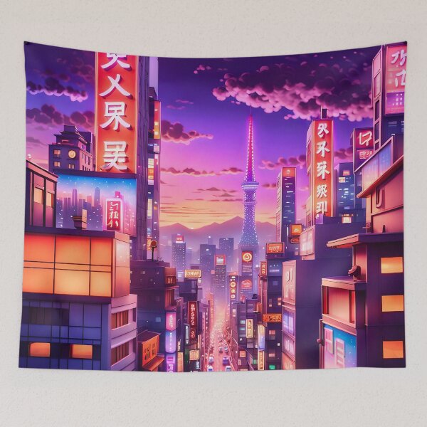 Item preview, Tokyo Skyline designed and sold by ArcaneArtwork.