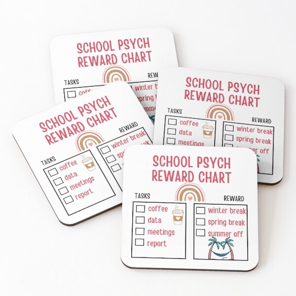 Item preview, School Psychologist Behavior Reward Chart  designed and sold by j9gothbe.