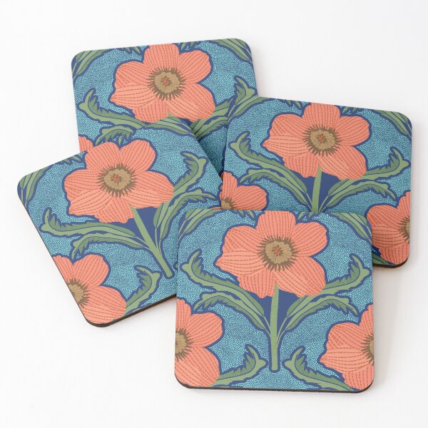 Item preview, Poppy-Passionfruit Orange- Arte Nouva Palette designed and sold by Annette Chabidon Studio.