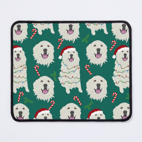 Item preview, Christmas Great Pyrenees Green Pattern designed and sold by KantstandyaC.