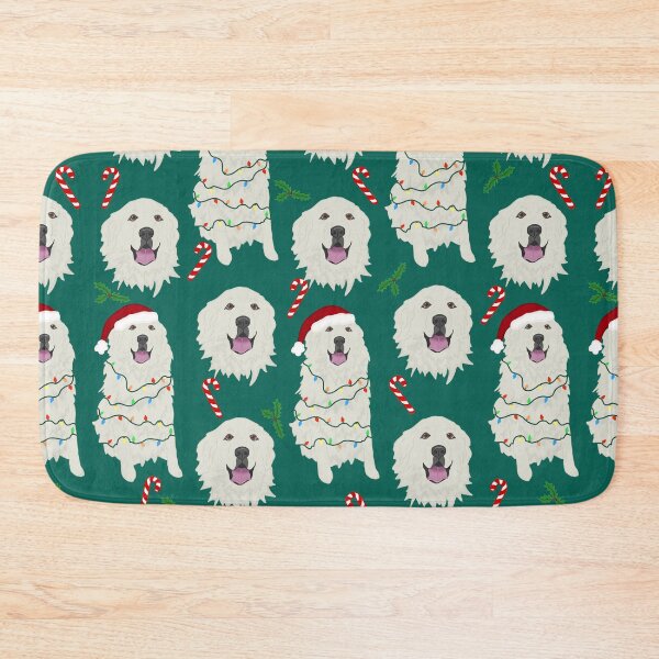 Item preview, Christmas Great Pyrenees Green Pattern designed and sold by KantstandyaC.