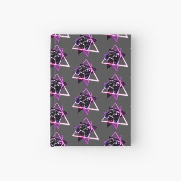 Geometric Gamer - Controller on Abstract Shapes Hardcover Journal