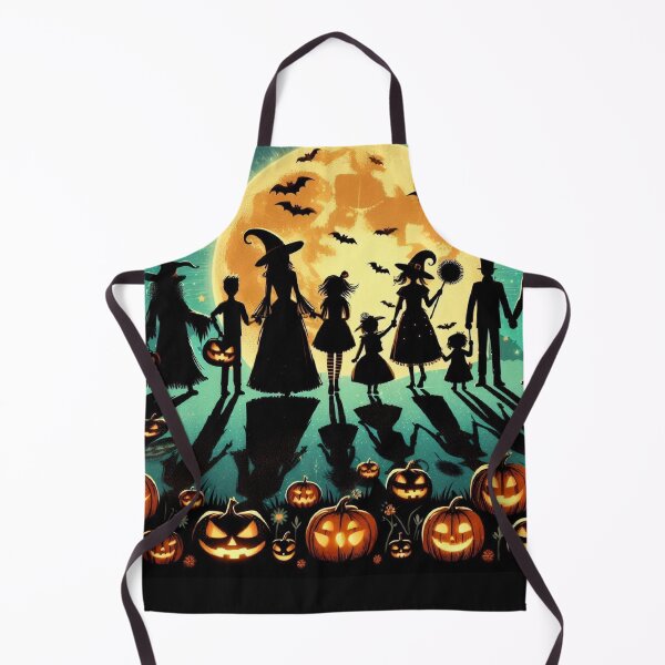 Item preview, Gathered Shadows Celebrate Halloween Beneath the Glowing Moon designed and sold by freackly.