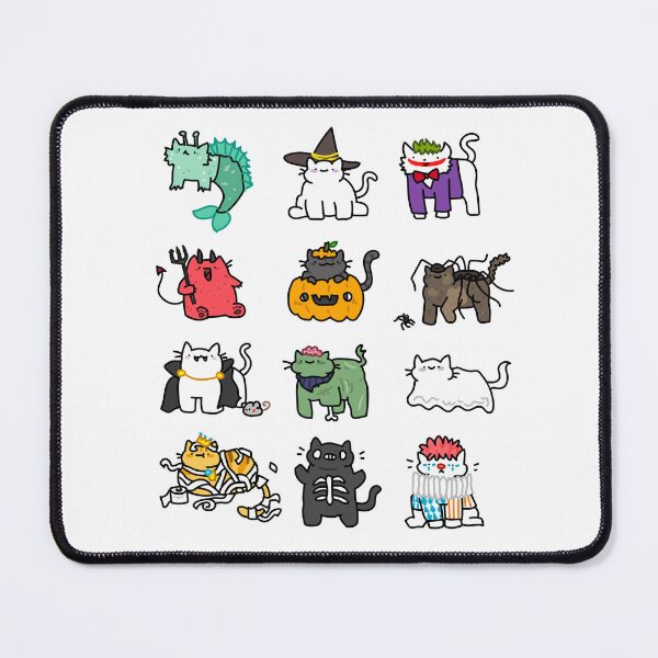 Item preview, spooky scary cats designed and sold by TeaBag114.