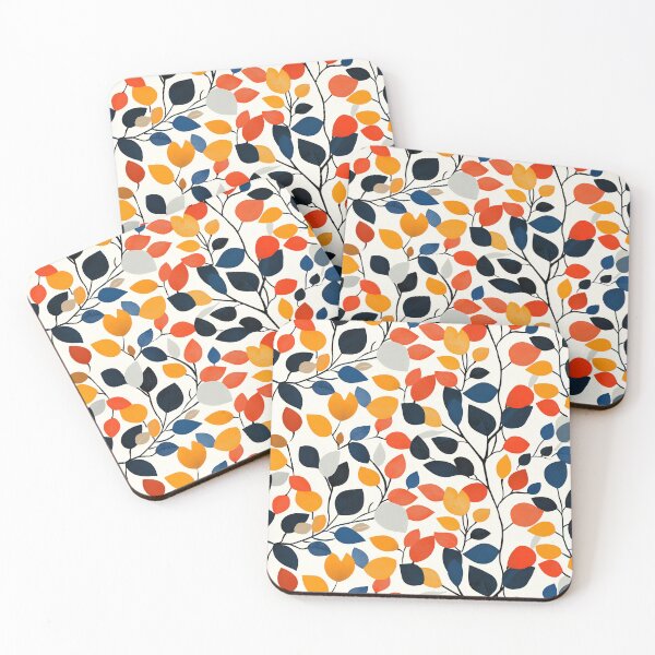 Item preview, Simple Multicolor Leaves Pattern designed and sold by sheprint.