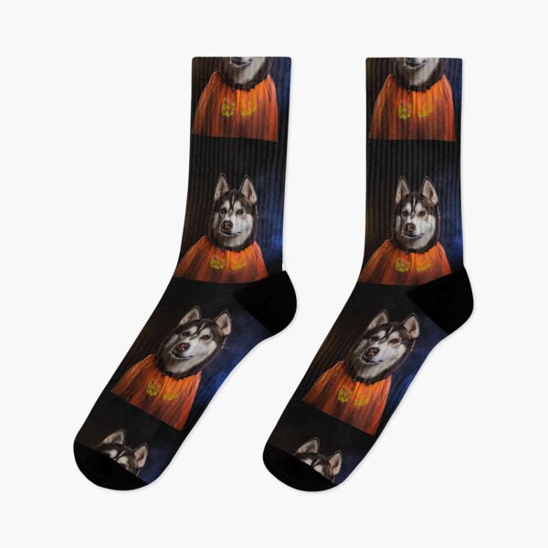 Item preview, Good Boy Halloween - Siberian Husky designed and sold by Trippin-Tito's.