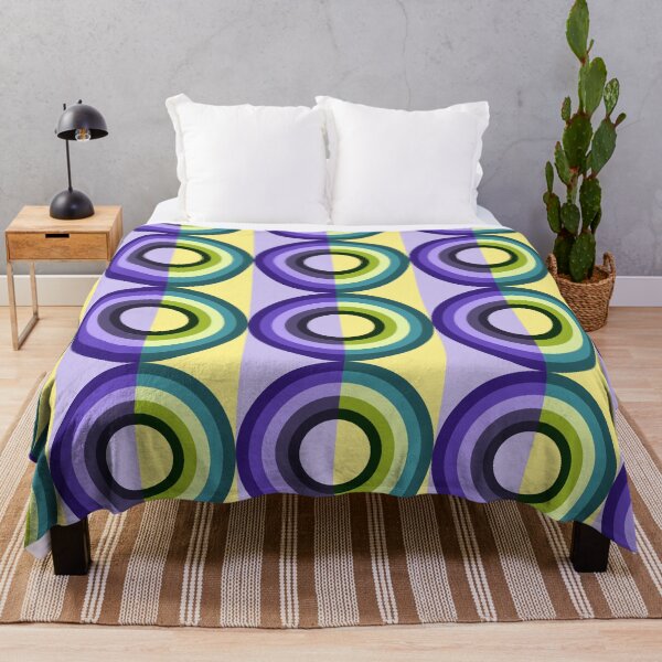Item preview, Beautiful violet, green colorful stripes. Colorful modern abstraction pattern. designed and sold by mikistudio.