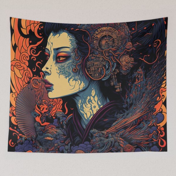 Item preview, The Oiran Sorcerer designed and sold by patternshoprad.