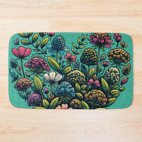Item preview, Botanical Floral Herbal Heart designed and sold by RayCrimson.