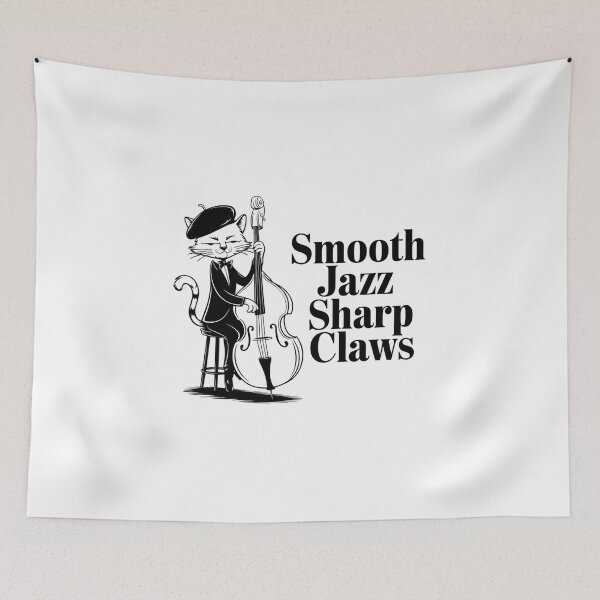 Item preview, Smooth Jazz Sharp Claws designed and sold by Situstshirts.