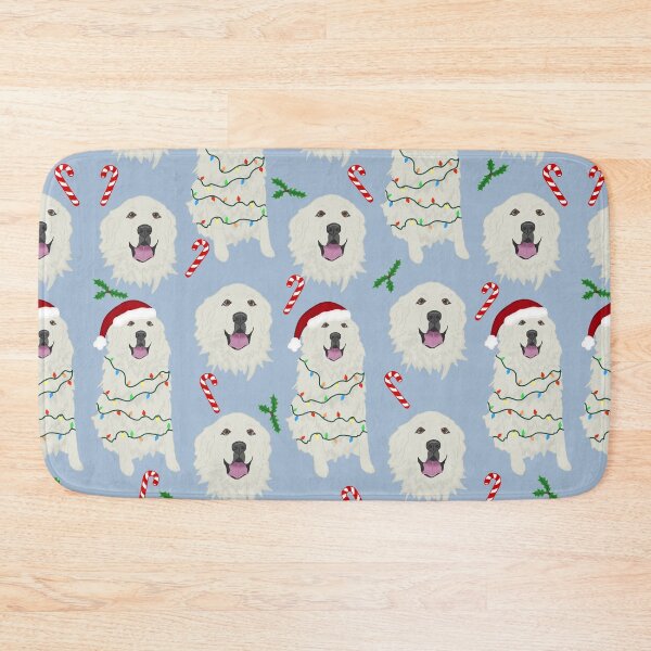Item preview, Christmas Great Pyrenees Blue Pattern designed and sold by KantstandyaC.
