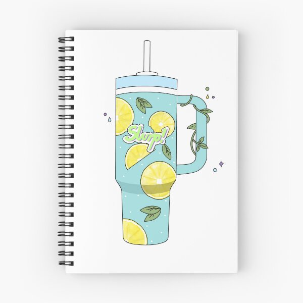 Item preview, Blue Stanley cup refreshing lemon  designed and sold by Becky Tuffin.