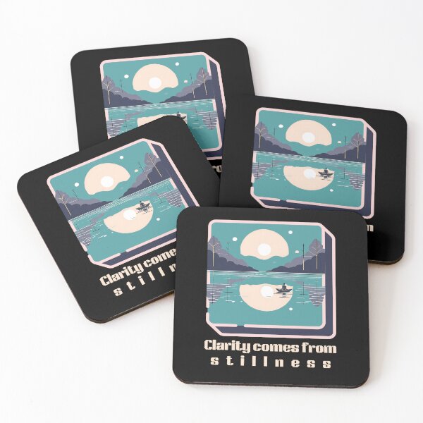 Item preview, clarity comes from stillness designed and sold by ZenAuraBoutique.