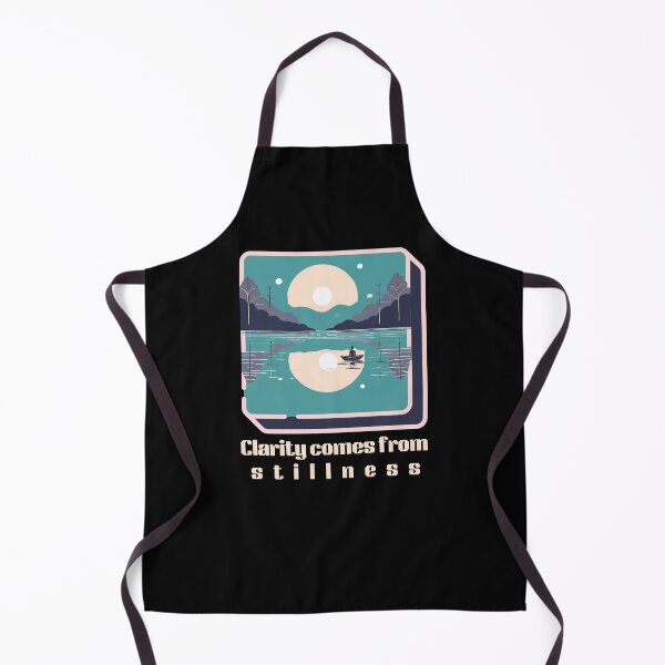 Item preview, clarity comes from stillness designed and sold by ZenAuraBoutique.
