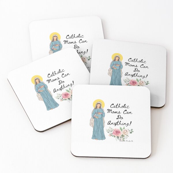 Item preview, Catholic Moms Can Do Anything- Design designed and sold by HavilahPrintsCo.