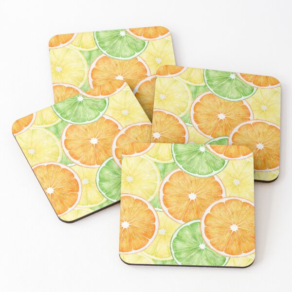 Item preview, Citrus Slice Pattern designed and sold by HematiteDesign.