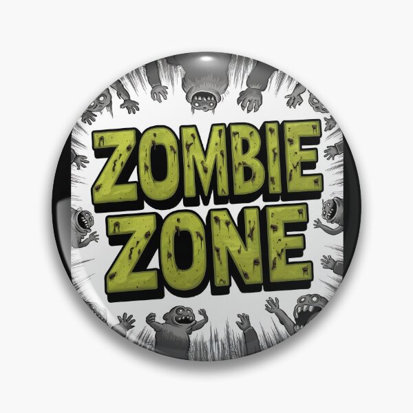 Item preview, Halloween Zombie Zone Tee designed and sold by WitMeme.