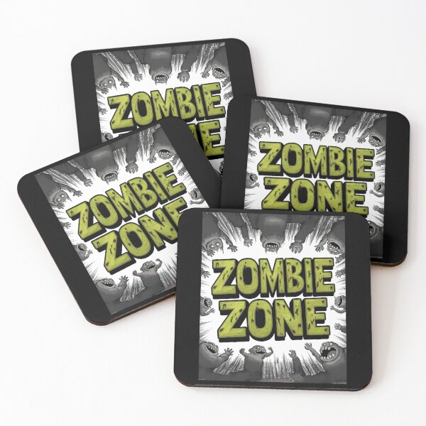 Item preview, Halloween Zombie Zone Tee designed and sold by WitMeme.