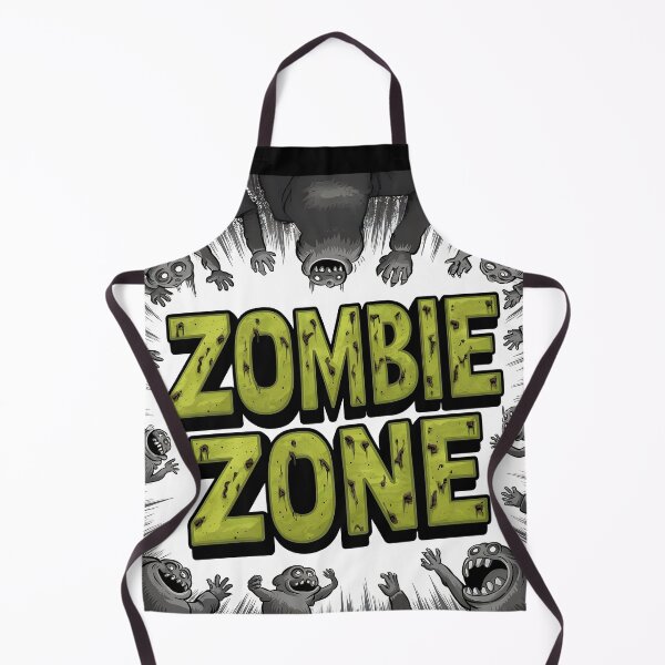 Item preview, Halloween Zombie Zone Tee designed and sold by WitMeme.