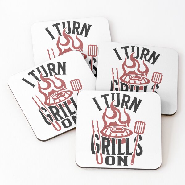 Item preview, Turn Grills On Funny BBQ Grill Master designed and sold by PrintCrafting.