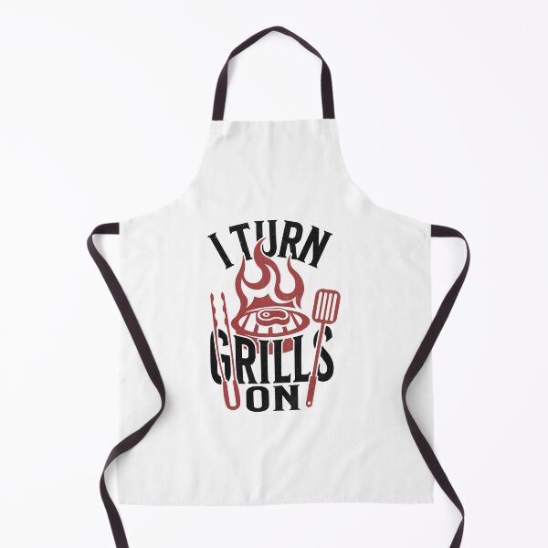Item preview, Turn Grills On Funny BBQ Grill Master designed and sold by PrintCrafting.