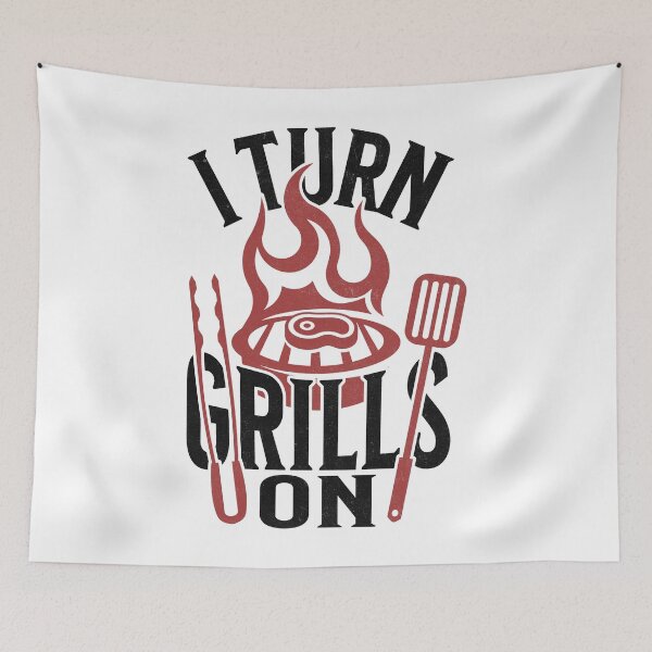 Artikelvorschau, Grillen anmachen Lustiger BBQ Grillmeister entworfen und verkauft von PrintCrafting.