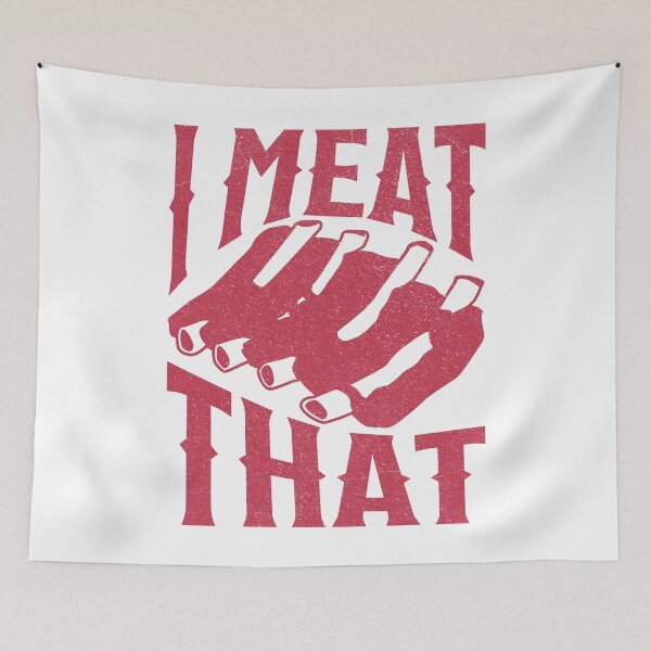 Item preview, I Meat That Funny BBQ and Grilling designed and sold by PrintCrafting.
