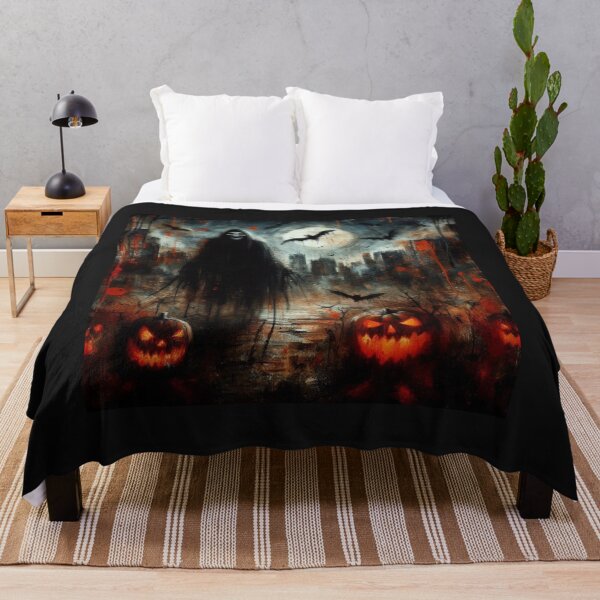 Item preview, Halloween Night Brings Magic, Pumpkins, and Playful Shadows Alive designed and sold by freackly.