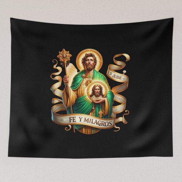 Item preview, Arte en Acuarela de San Judas Tadeo – Diseños Religiosos para Camisetas, Tazas, Stickers y Más designed and sold by artedigital99.