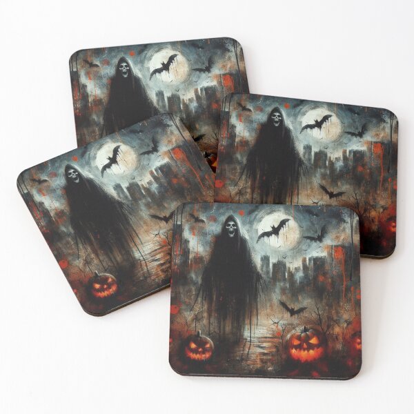 Item preview, Halloween Night Brings Magic, Pumpkins, and Playful Shadows Alive designed and sold by freackly.