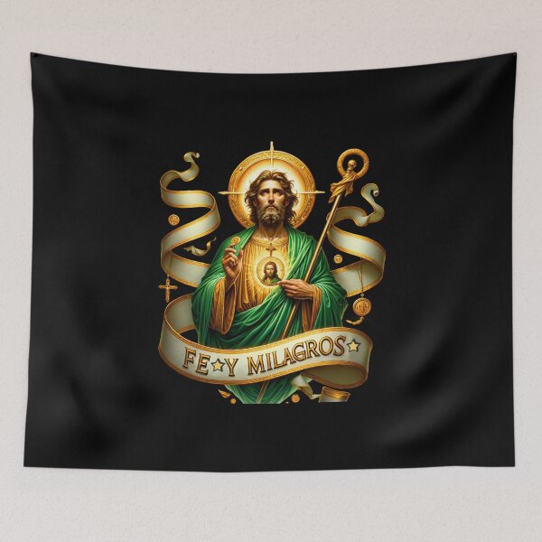 Item preview, Arte en Acuarela de San Judas Tadeo – Diseños Religiosos para Camisetas, Tazas, Stickers y Más designed and sold by artedigital99.