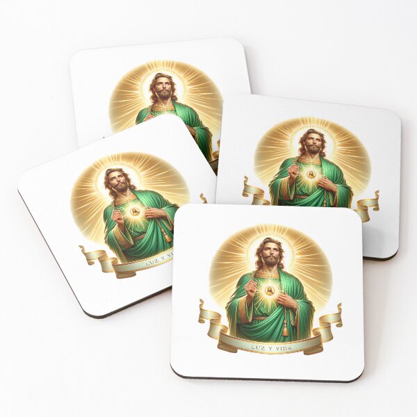 Item preview, Arte en Acuarela de San Judas Tadeo – Diseños Religiosos para Camisetas, Tazas, Stickers y Más designed and sold by artedigital99.
