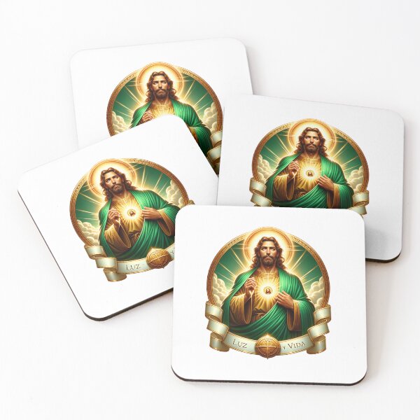 Item preview, Arte en Acuarela de San Judas Tadeo – Diseños Religiosos para Camisetas, Tazas, Stickers y Más designed and sold by artedigital99.