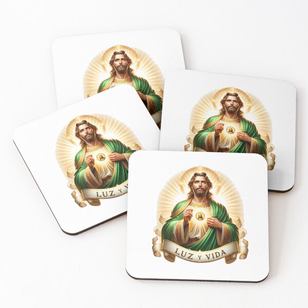 Item preview, Ilustraciones de San Judas Tadeo en Acuarela – Camisetas, Tazas, Stickers y Productos Religiosos designed and sold by artedigital99.