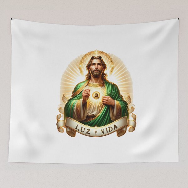 Item preview, Ilustraciones de San Judas Tadeo en Acuarela – Camisetas, Tazas, Stickers y Productos Religiosos designed and sold by artedigital99.