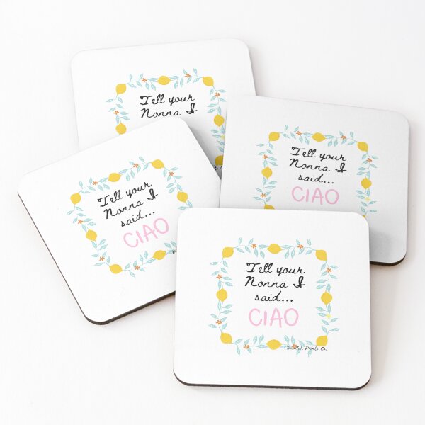Item preview, Tell your Nonna I said Ciao! (Hello) designed and sold by HavilahPrintsCo.