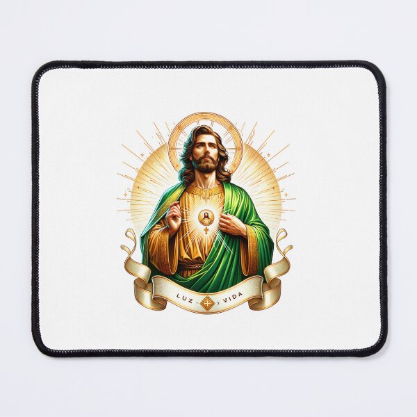 Item preview, Ilustraciones de San Judas Tadeo en Acuarela – Camisetas, Tazas, Stickers y Productos Religiosos designed and sold by artedigital99.