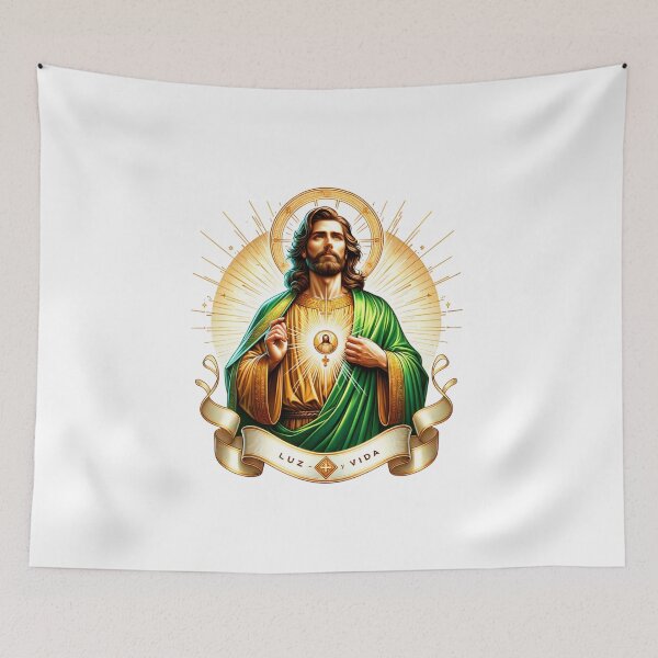 Item preview, Ilustraciones de San Judas Tadeo en Acuarela – Camisetas, Tazas, Stickers y Productos Religiosos designed and sold by artedigital99.